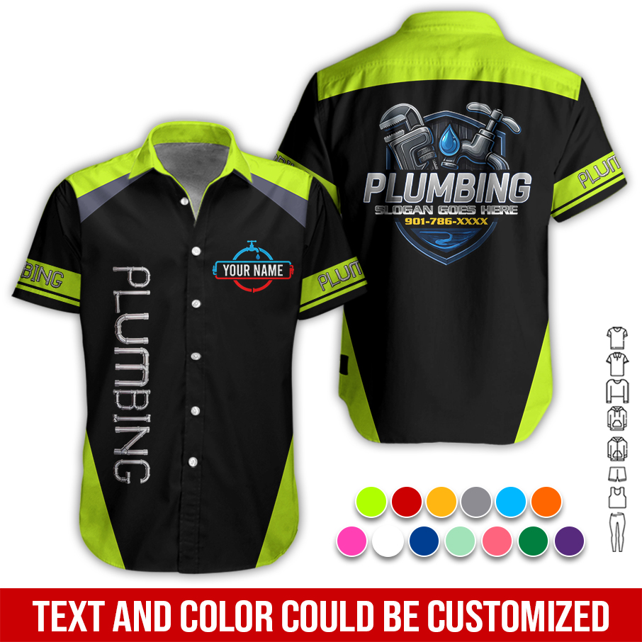 Custom Plumbing 3D Hoodie - photo 3