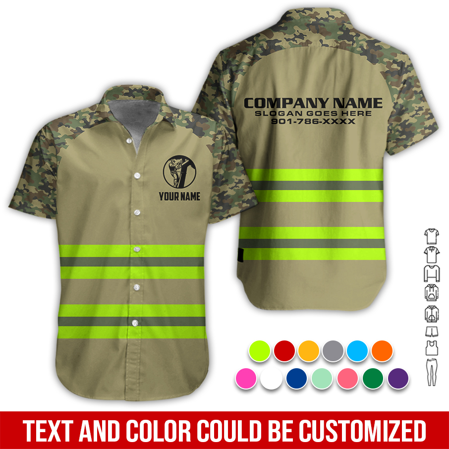 Custom Tree Service 3D Quarter Zip Hoodie - photo 3