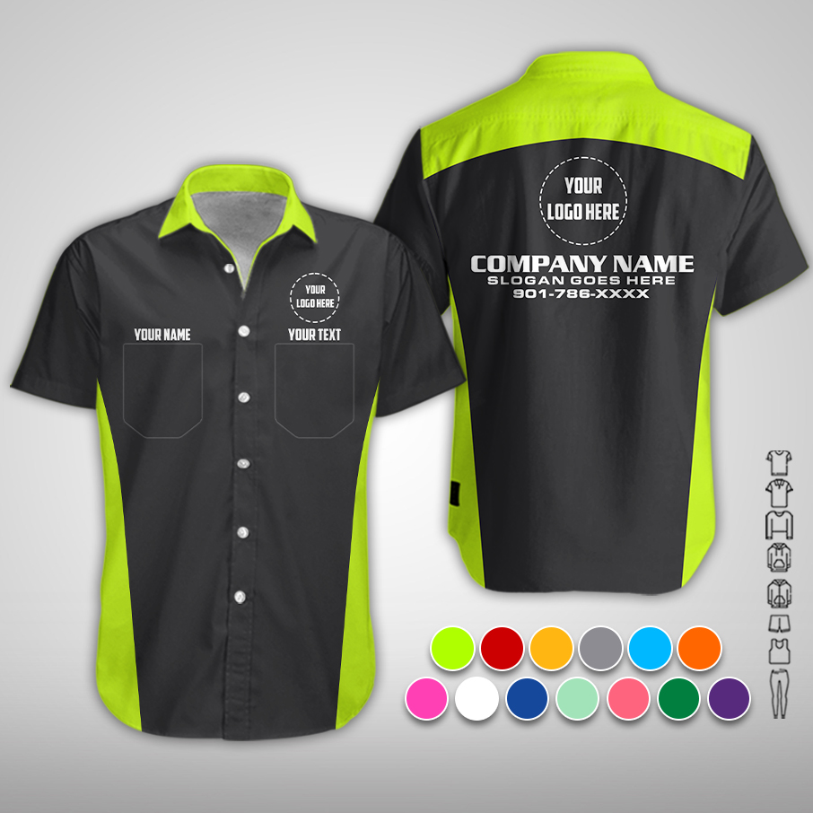 Pocket – Custom Text and Logo Mechanic Uniform 3D - photo 3