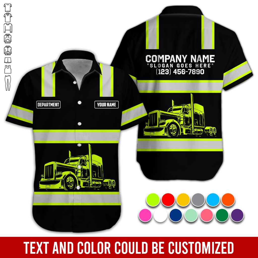 Custom Name Semi Truck 3D Hoodie - photo 3