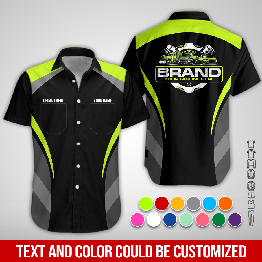 Pocket – Custom Text and Logo Mechanic Uniform 3D - photo 3