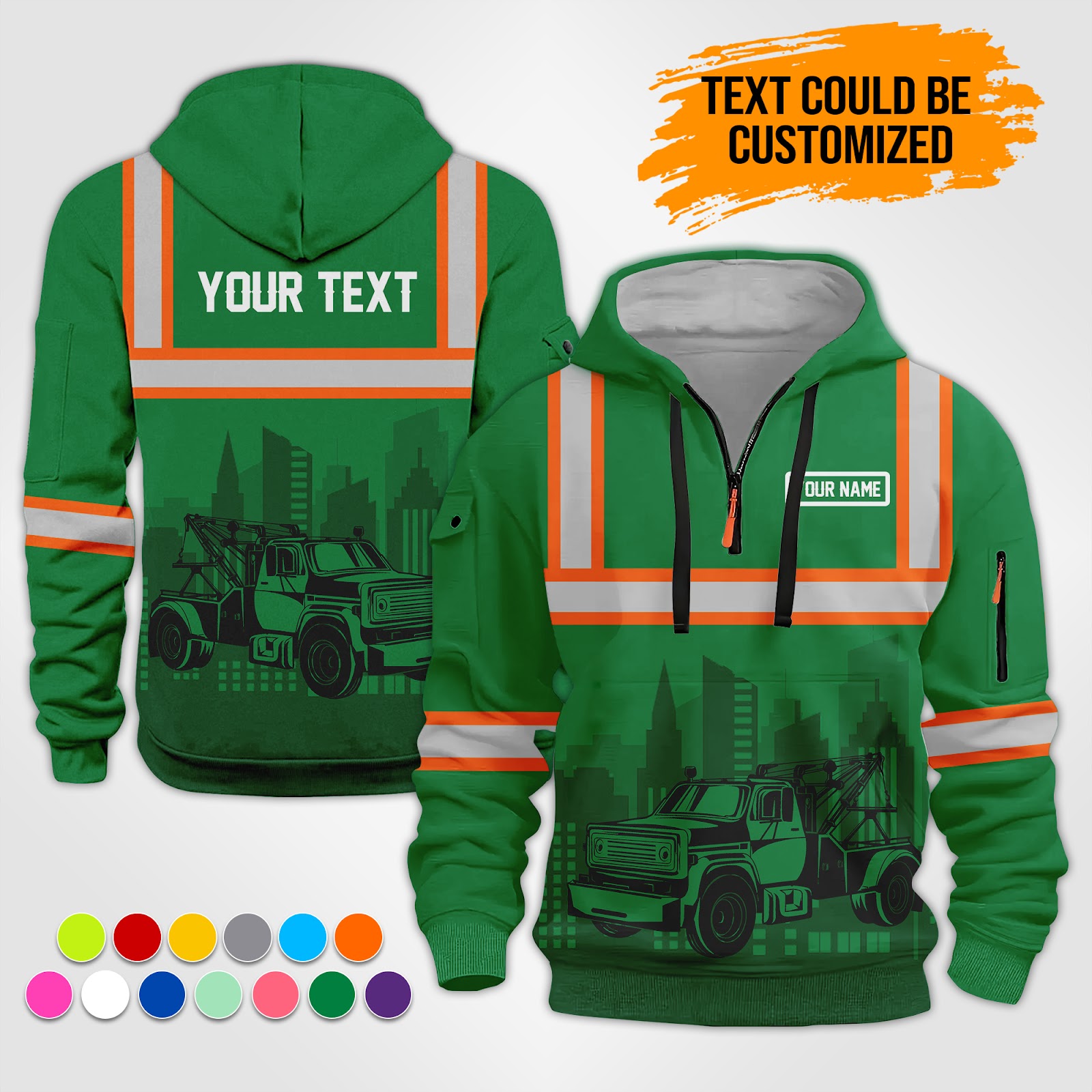 5870912-personalized-name-tow-truck-3d-all-over-printed-clothes-op517-12.jpg Custom Tow Truck 3D Hoodie - photo 12