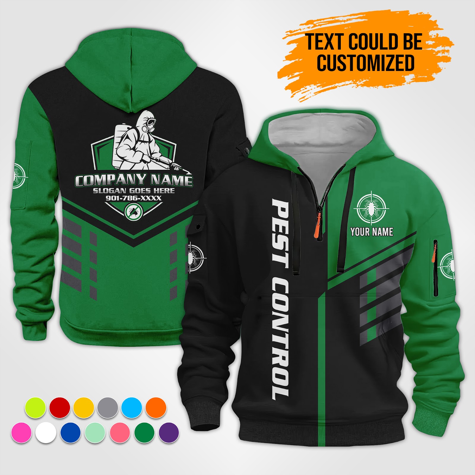 5872804-personalized-name-pest-control-service-best-uniform-3d-quarter-zip-hoodie-op520-12.jpg Custom Pest Control Service Best Uniform 3D - photo 12