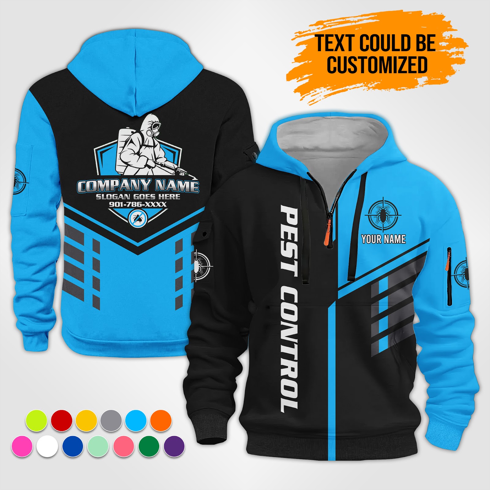 5872804-personalized-name-pest-control-service-best-uniform-3d-quarter-zip-hoodie-op520-5.jpg Custom Pest Control Service Best Uniform 3D - photo 5