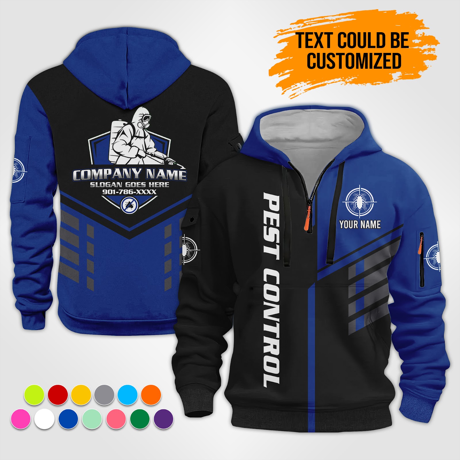 5872804-personalized-name-pest-control-service-best-uniform-3d-quarter-zip-hoodie-op520-9.jpg Custom Pest Control Service Best Uniform 3D - photo 9