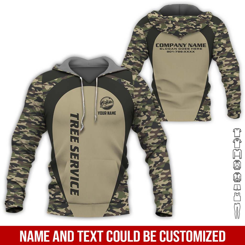Custom Tree Service 3D Hoodie - photo 5