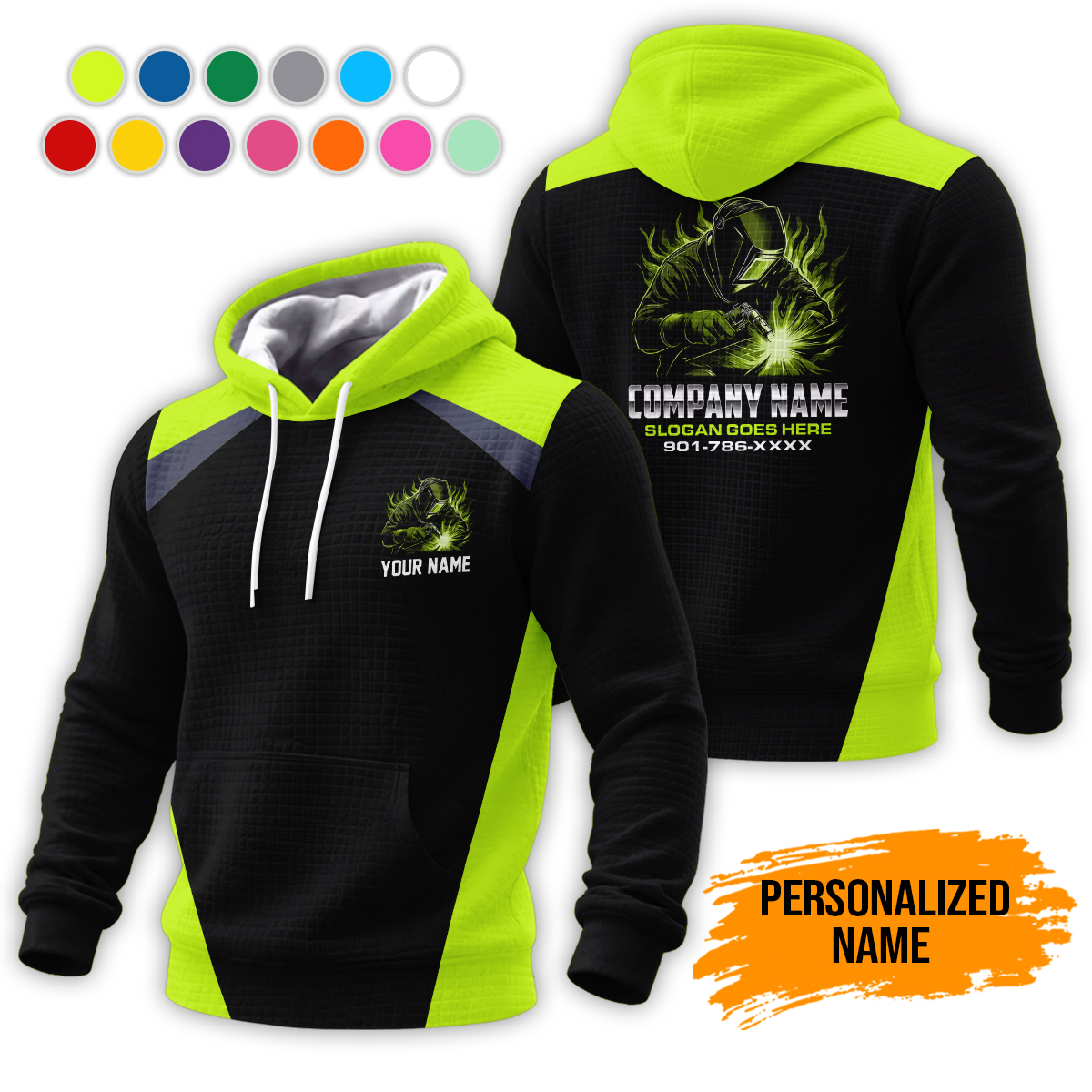 Custom Love Welding 3D Corn Kernels Jacket