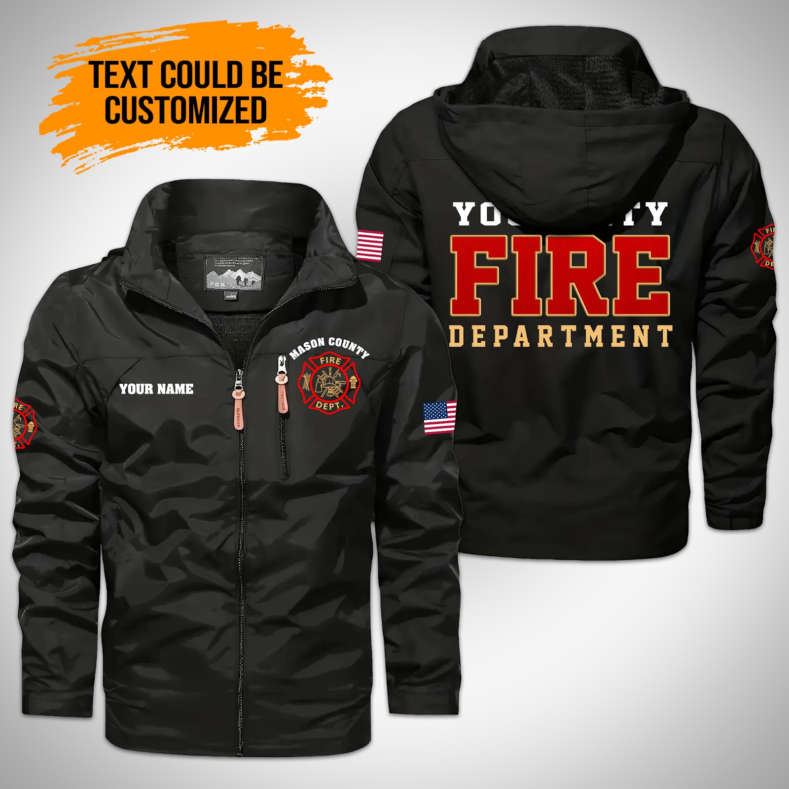 Custom Love Firefighter Men’s Detachable Hat