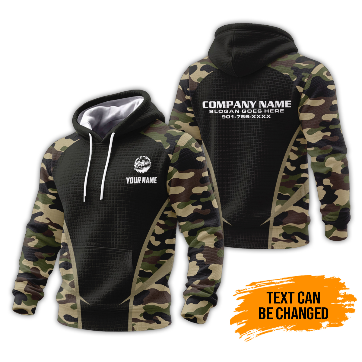 Custom Tree Service 3D Corn Kernels Jacket
