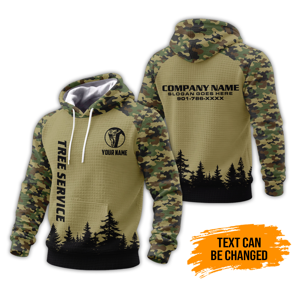Custom Tree Service 3D Printed Corn Kernels Jacket