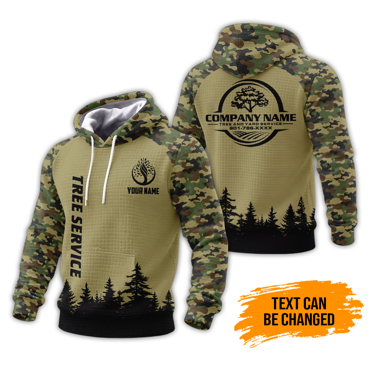 Custom Tree Service 3D Printed Corn Kernels Jacket