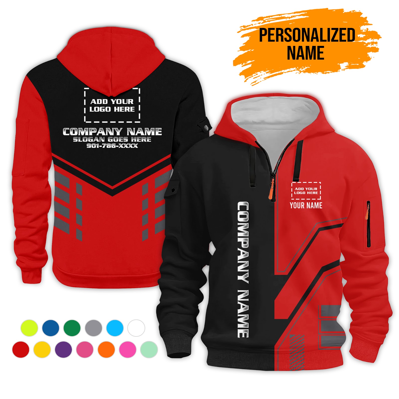 Custom Business Branding Uniform Hoodie - photo 2
