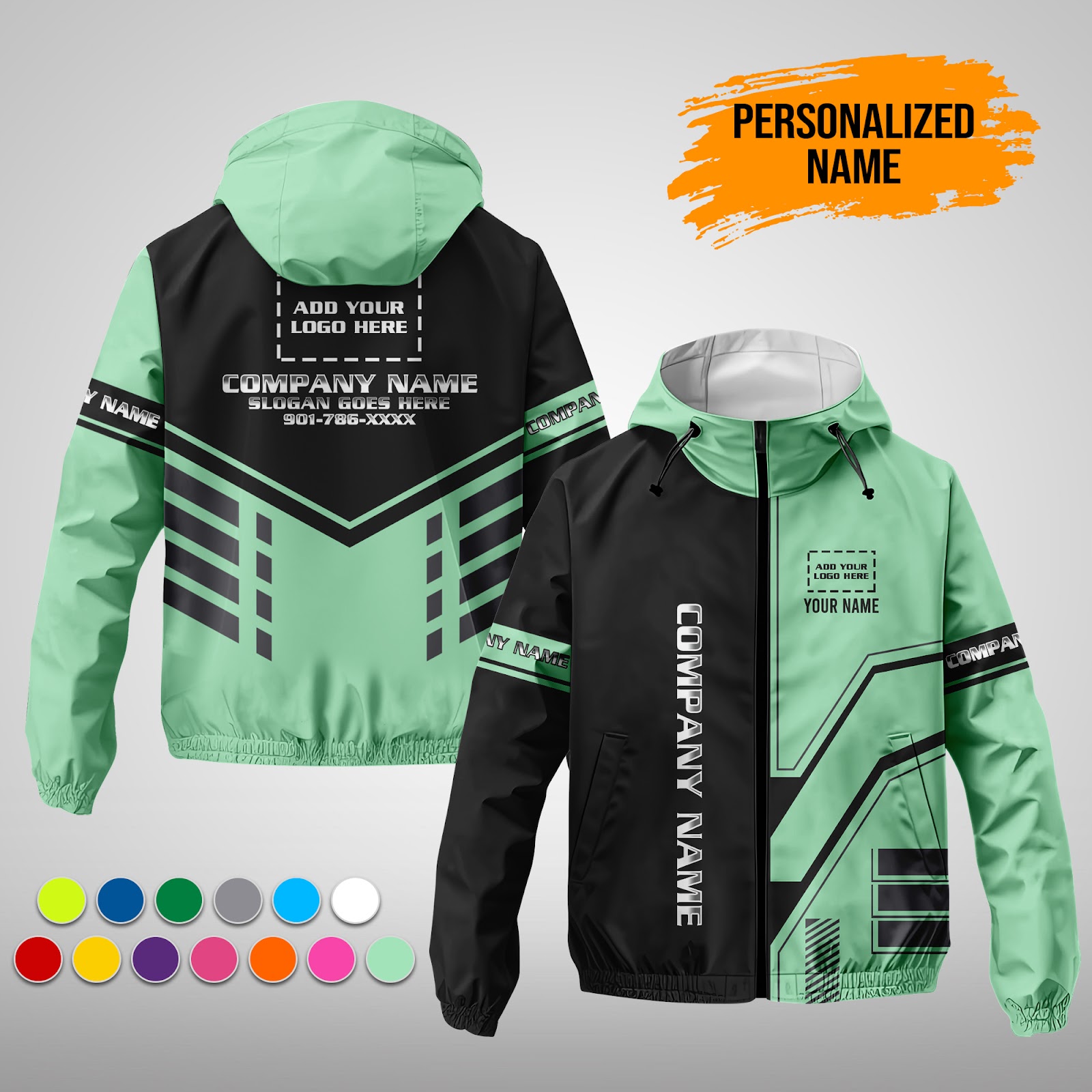 6038348-personalized-name-and-color-uniform-3d-printed-windbreaker-jacket-pc372-10.jpg Custom Uniform 3D Printed Windbreaker Jacket - photo 10