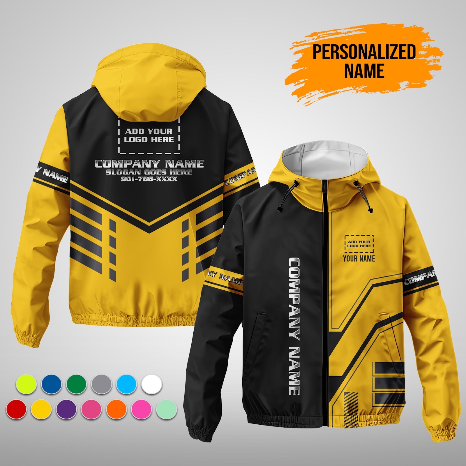 6038348-personalized-name-and-color-uniform-3d-printed-windbreaker-jacket-pc372-3.jpg Custom Uniform 3D Printed Windbreaker Jacket - photo 3