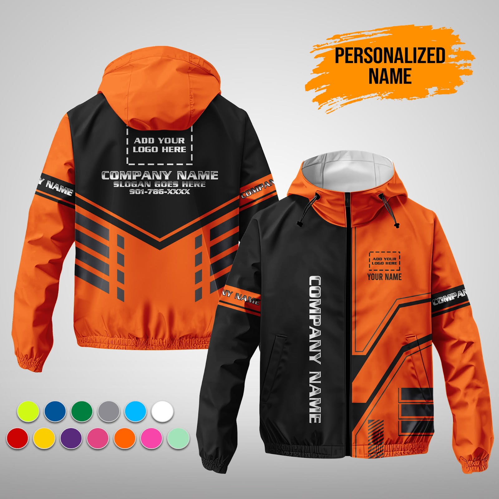 6038348-personalized-name-and-color-uniform-3d-printed-windbreaker-jacket-pc372-6.jpg Custom Uniform 3D Printed Windbreaker Jacket - photo 6
