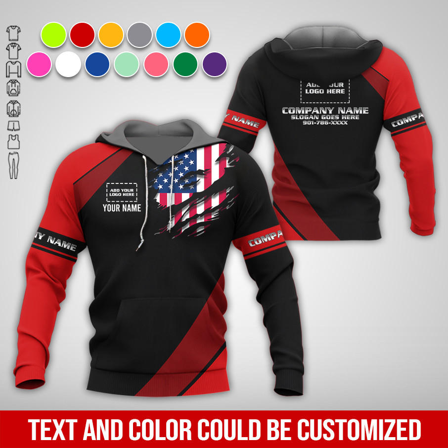 6038982-personalized-name-and-color-uniform-3d-quarter-zip-hoodie-am862-14.jpg Custom Uniform 3D Quarter Zip Hoodie - photo 14