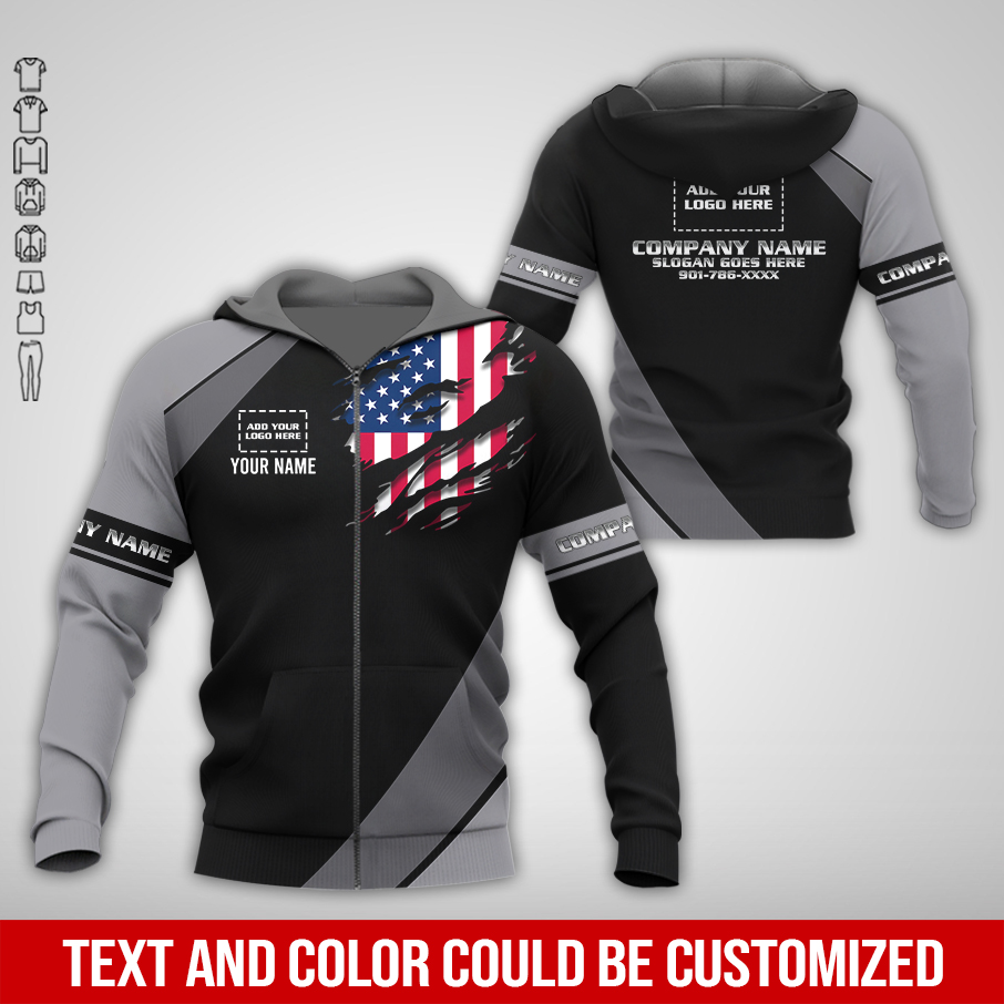 6038982-personalized-name-and-color-uniform-3d-quarter-zip-hoodie-am862-33.jpg Custom Uniform 3D Quarter Zip Hoodie - photo 33