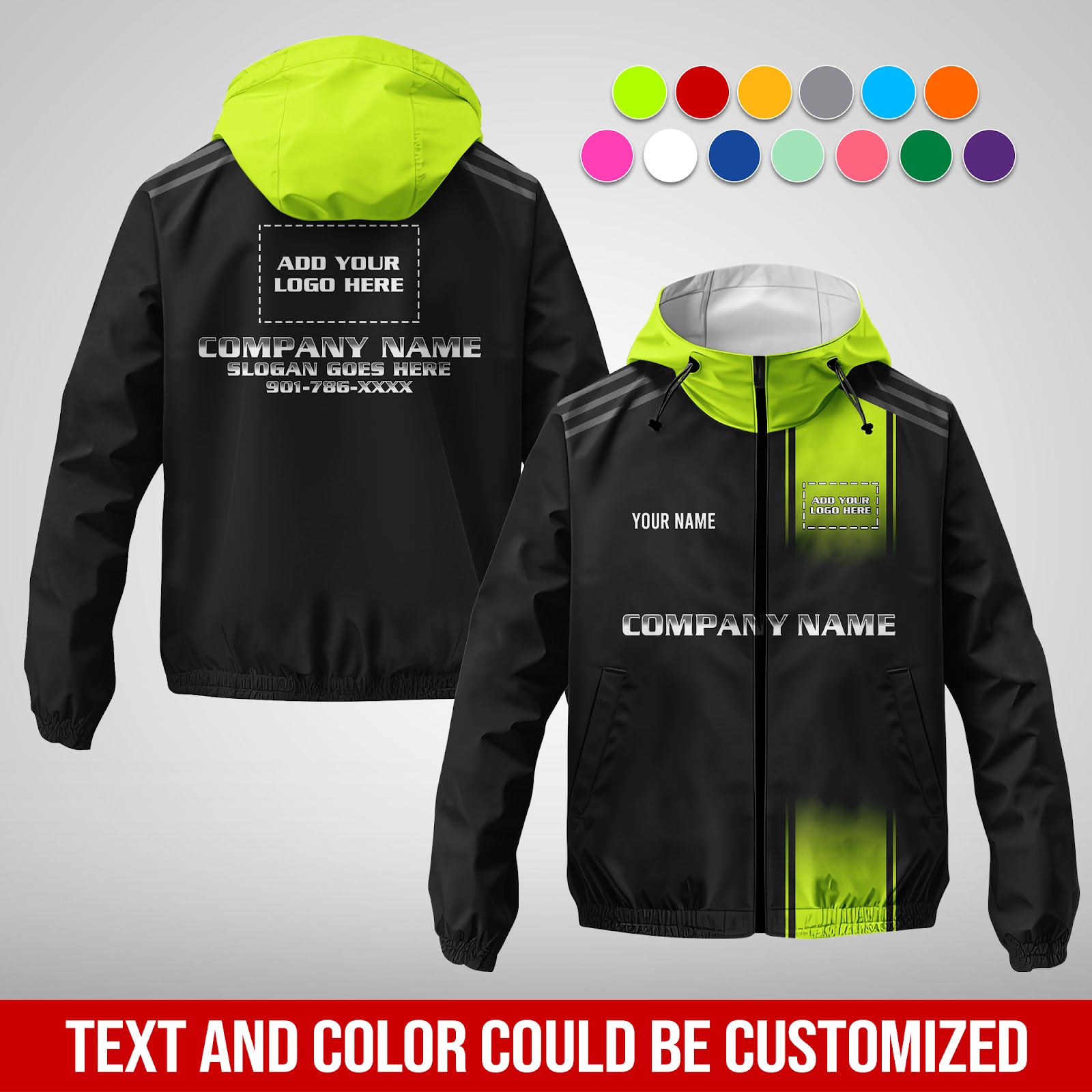 Custom Uniform 3D Quarter Zip Hoodie
