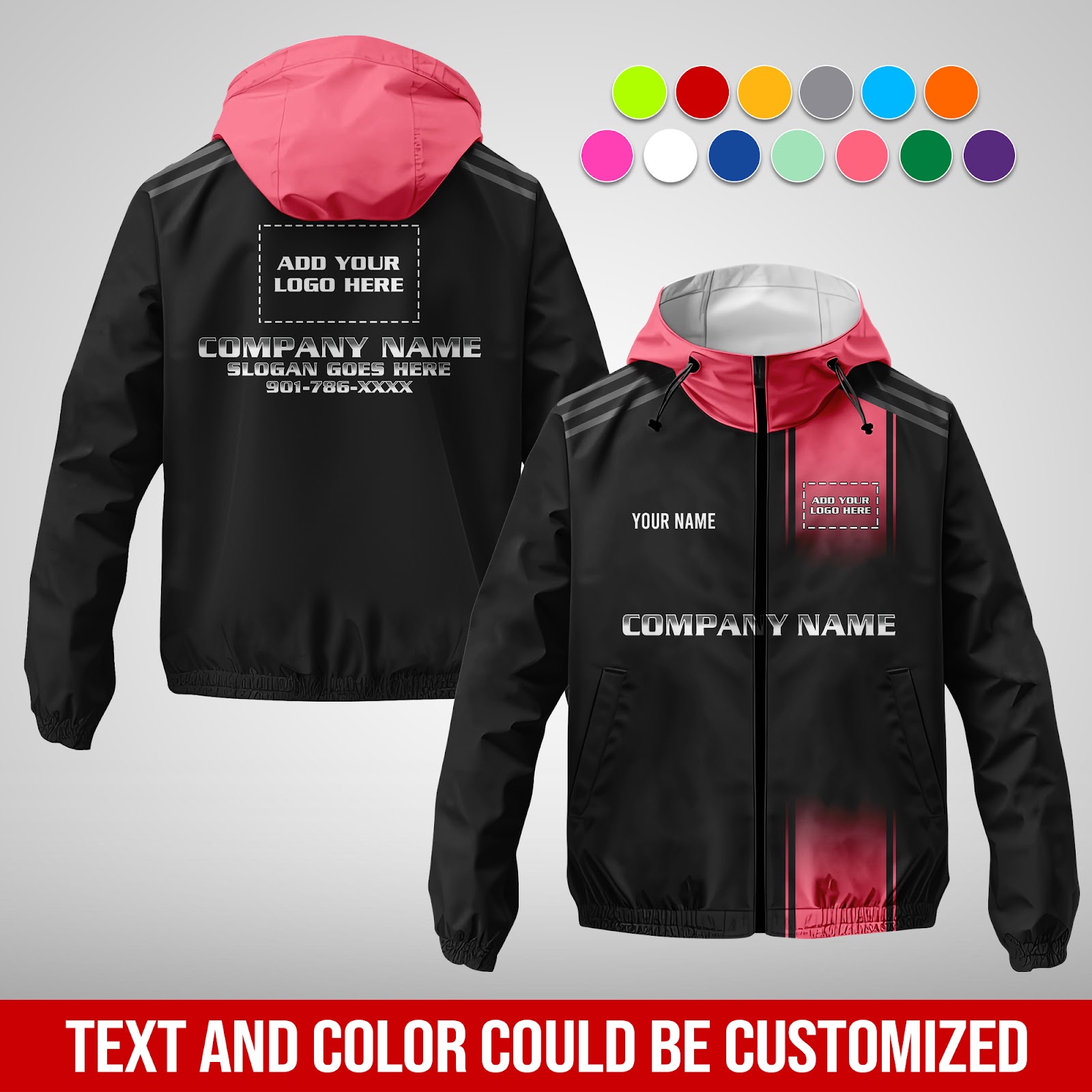 6039932-personalized-name-and-color-uniform-3d-quarter-zip-hoodie-am866-11.jpg Custom Uniform 3D Quarter Zip Hoodie - photo 11