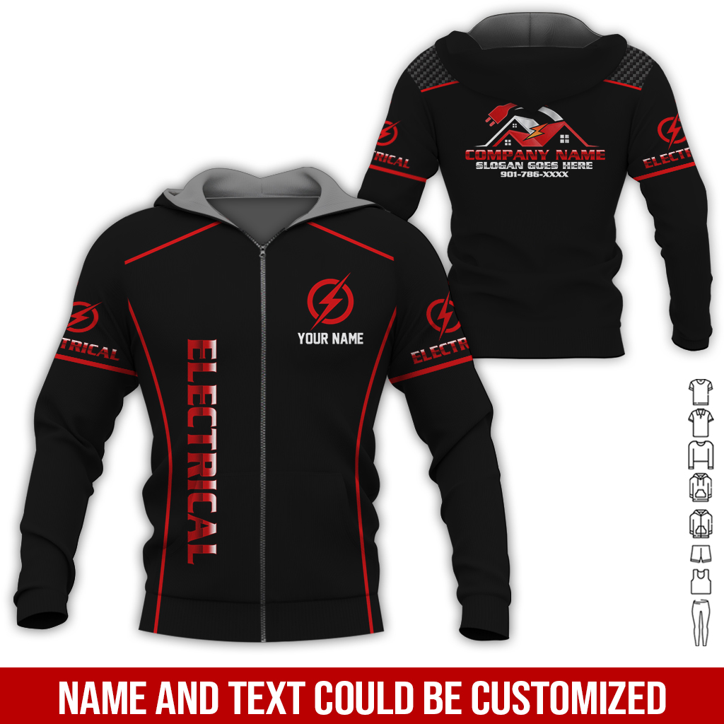 6040743-personalized-name-electric-3d-all-over-printed-clothes-pc380-15.jpg Custom Electric 3D Hoodie - photo 15