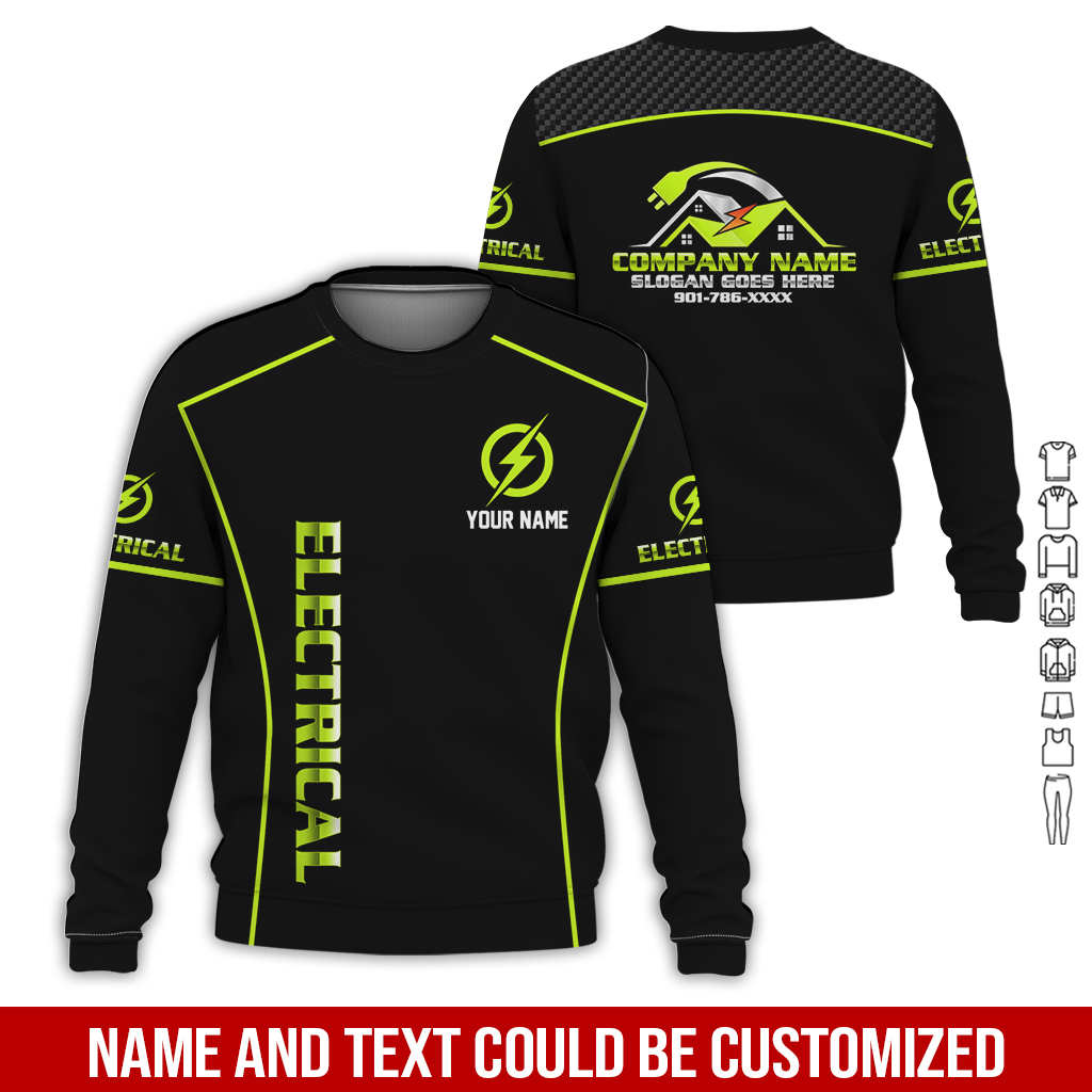 6040743-personalized-name-electric-3d-all-over-printed-clothes-pc380-4.jpg Custom Electric 3D Hoodie - photo 4