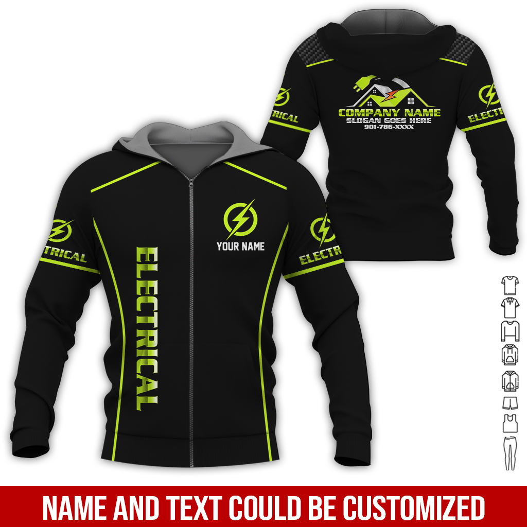 6040743-personalized-name-electric-3d-all-over-printed-clothes-pc380-6.jpg Custom Electric 3D Hoodie - photo 6