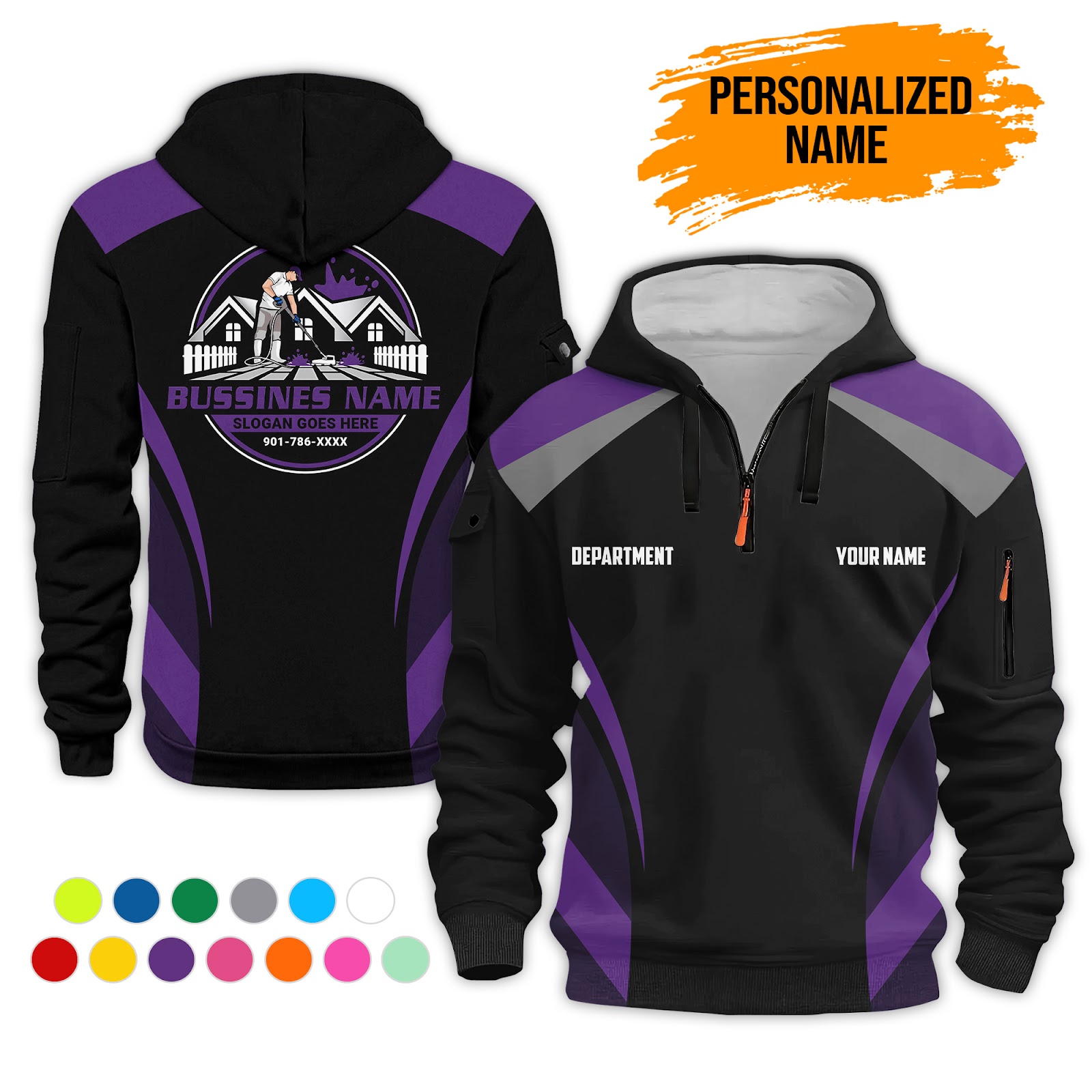 6041779-personalized-name-pressure-cleaning-service-3d-printed-quarter-zip-hoodie-pc381-13.jpg Custom Pressure Cleaning Service 3D Printed - photo 13