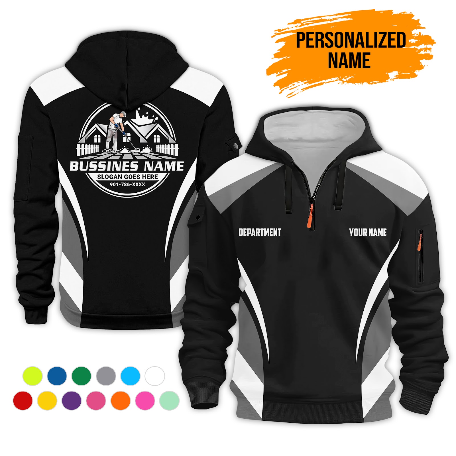 6041779-personalized-name-pressure-cleaning-service-3d-printed-quarter-zip-hoodie-pc381-8.jpg Custom Pressure Cleaning Service 3D Printed - photo 8