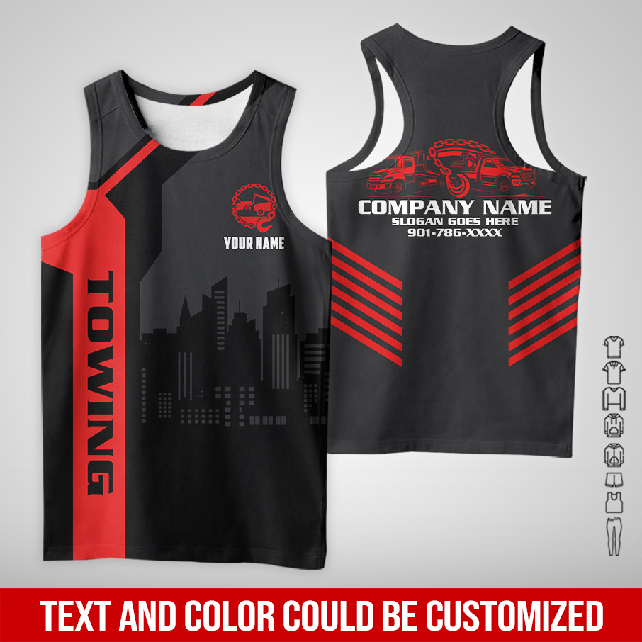 6041954-personalized-name-tow-truck-3d-all-over-printed-clothes-am868-17.jpg Custom Tow Truck 3D Hoodie - photo 17