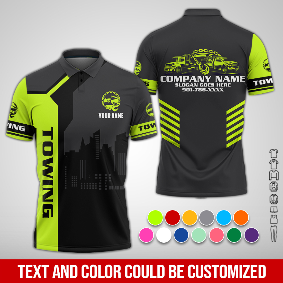 6041954-personalized-name-tow-truck-3d-all-over-printed-clothes-am868-2.jpg Custom Tow Truck 3D Hoodie - photo 2