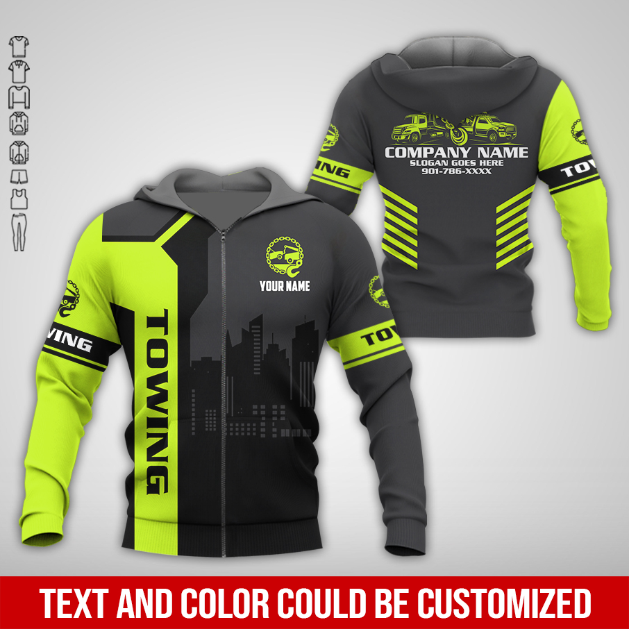 6041954-personalized-name-tow-truck-3d-all-over-printed-clothes-am868-6.jpg Custom Tow Truck 3D Hoodie - photo 6