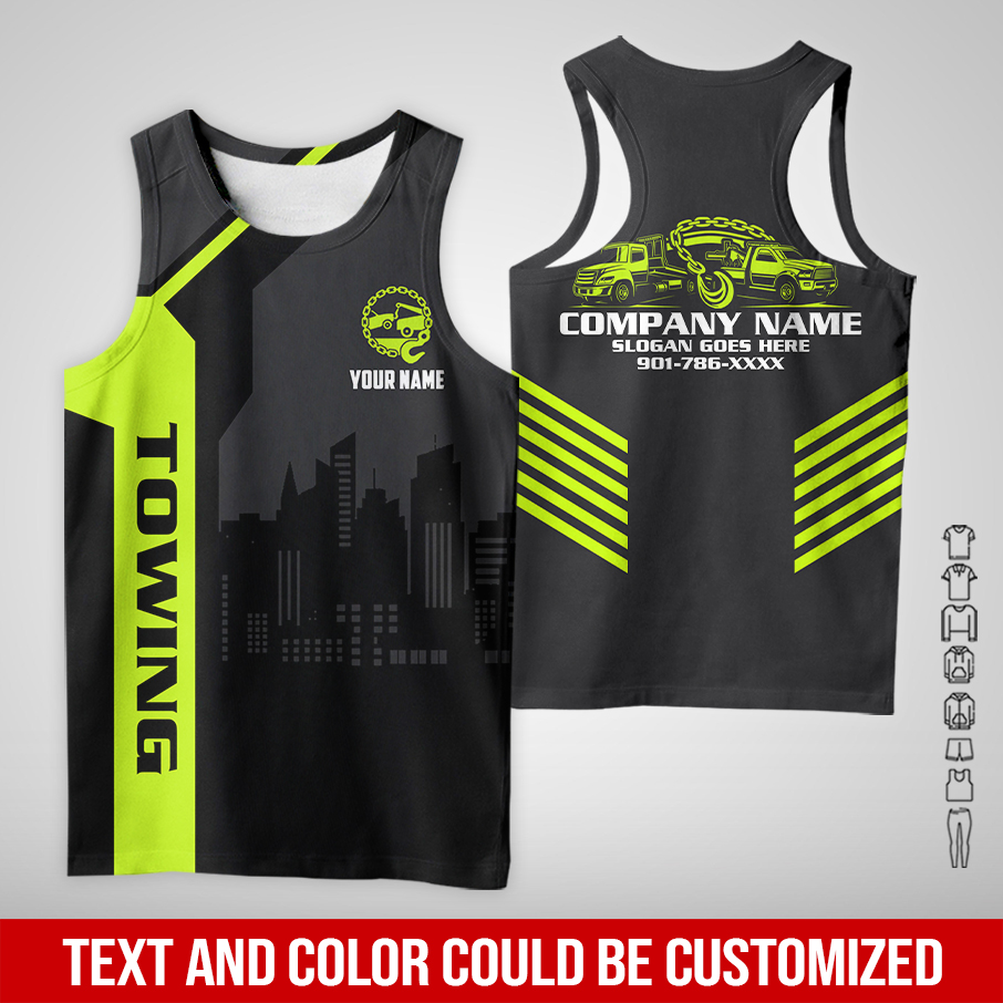 6041954-personalized-name-tow-truck-3d-all-over-printed-clothes-am868-8.jpg Custom Tow Truck 3D Hoodie - photo 8