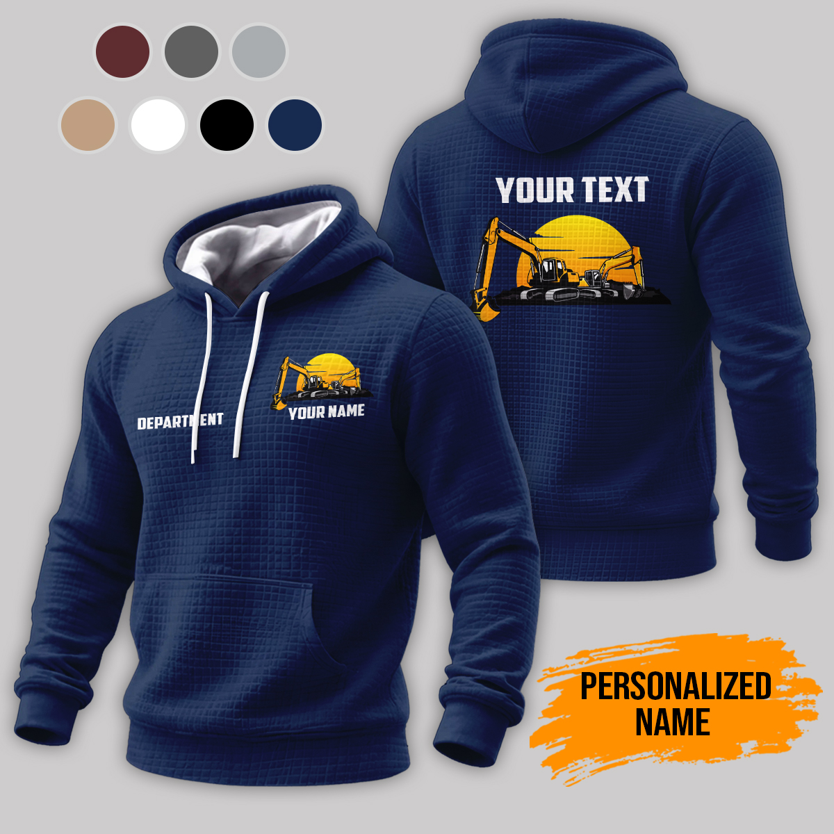 Love Heavy Equipment 2D Corn Kernels Jacket