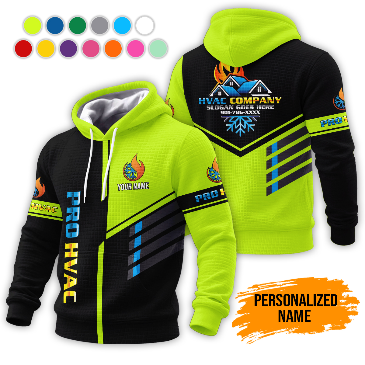 Custom HVAC 3D Printed Corn Kernels Jacket