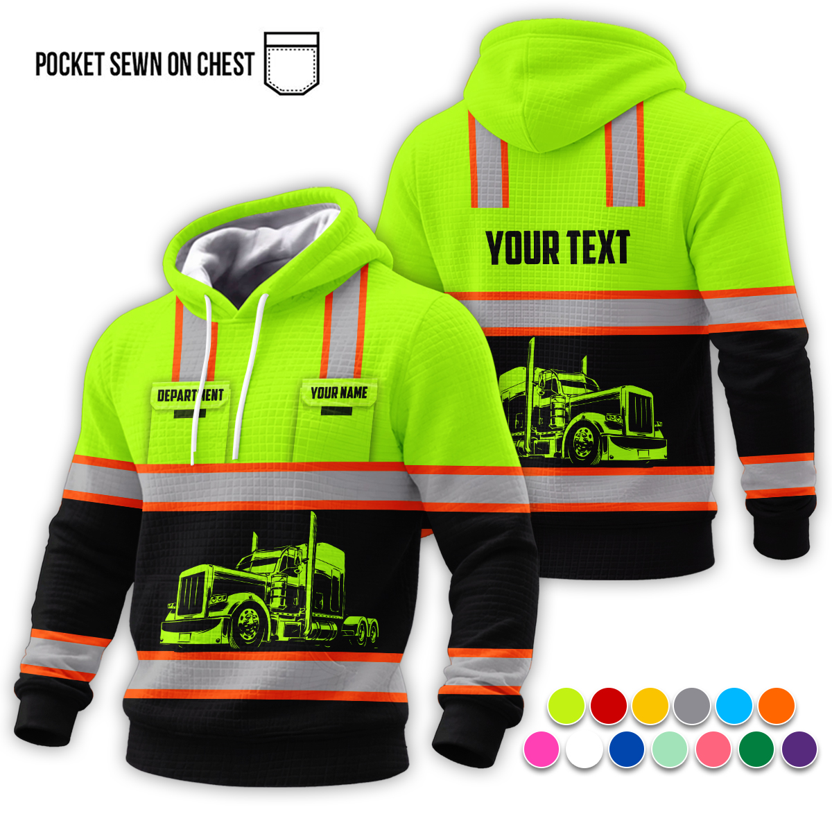 Pocket - Custom Semi Truck Uniform 3D Printed