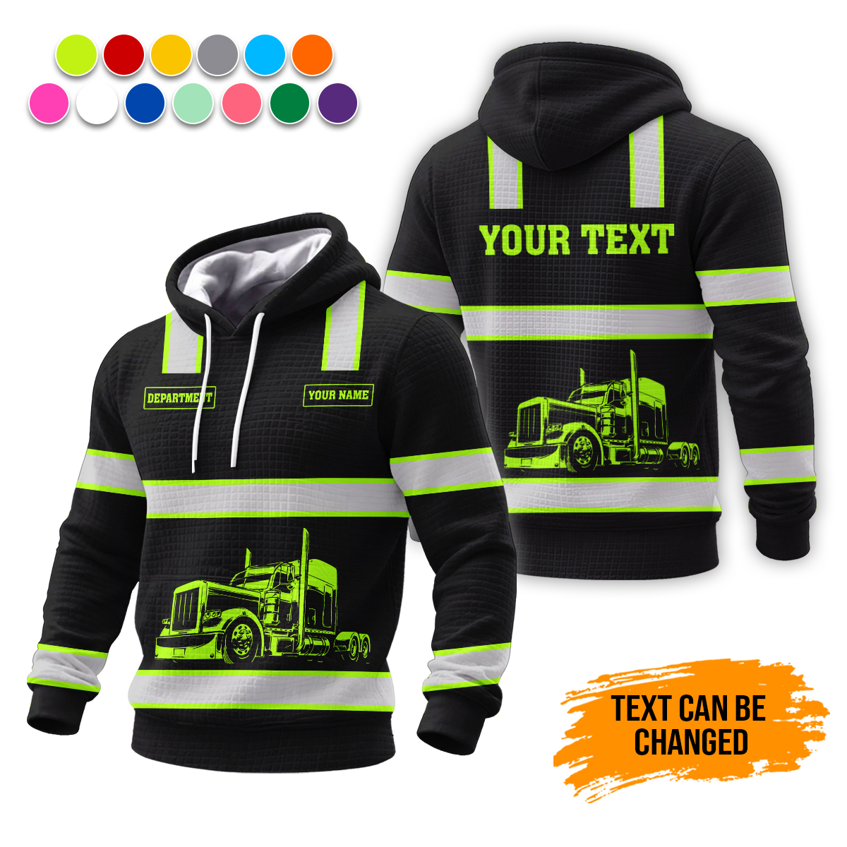 Custom Semi Truck Uniform 3D Printed Corn Kernels