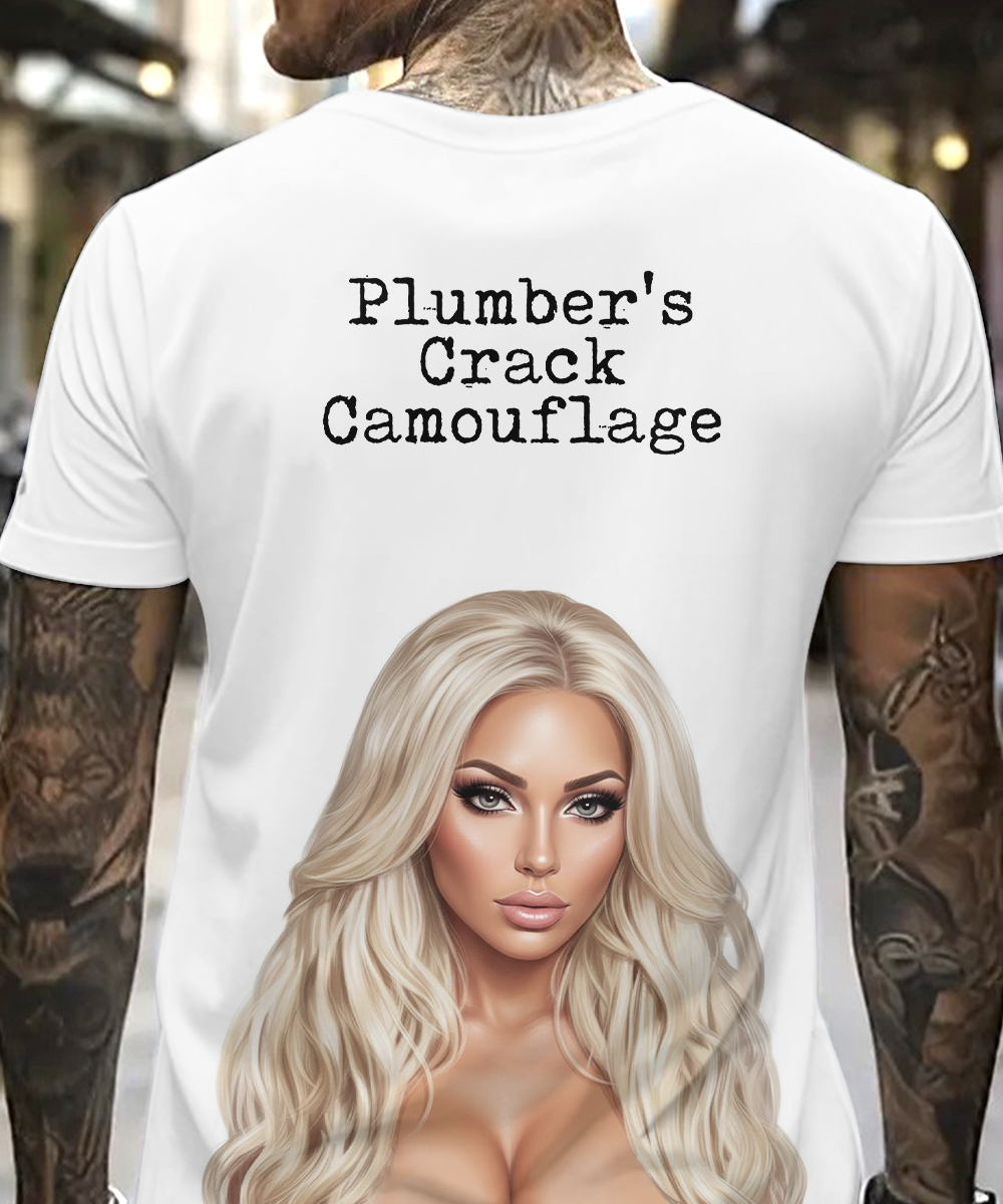 6050509-personalized-butt-crack-plumber-shirt-add-your-name-hilarious-handyman-gift-am886-1.jpg Custom Butt Crack Plumber Shirt - Add Your Name -