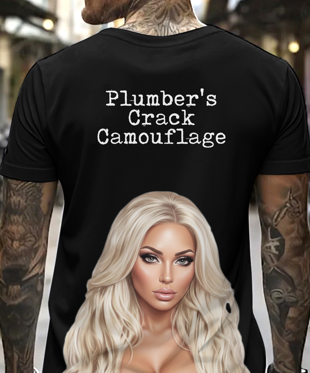 6053374-personalized-butt-crack-plumber-shirt-add-your-name-hilarious-handyman-gift-am893-1.jpg Custom Butt Crack Plumber Shirt - Add Your Name -