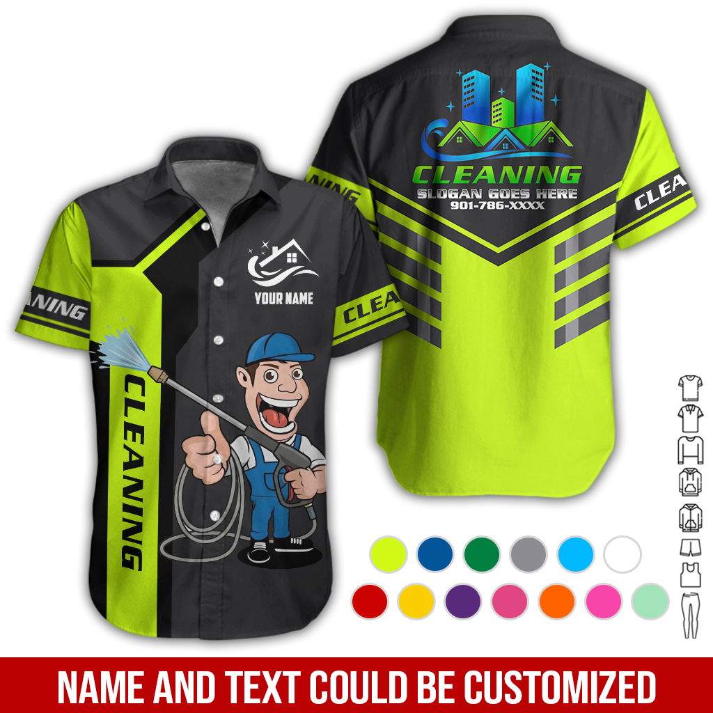 Custom Cleaning Service 3D Hoodie - photo 3