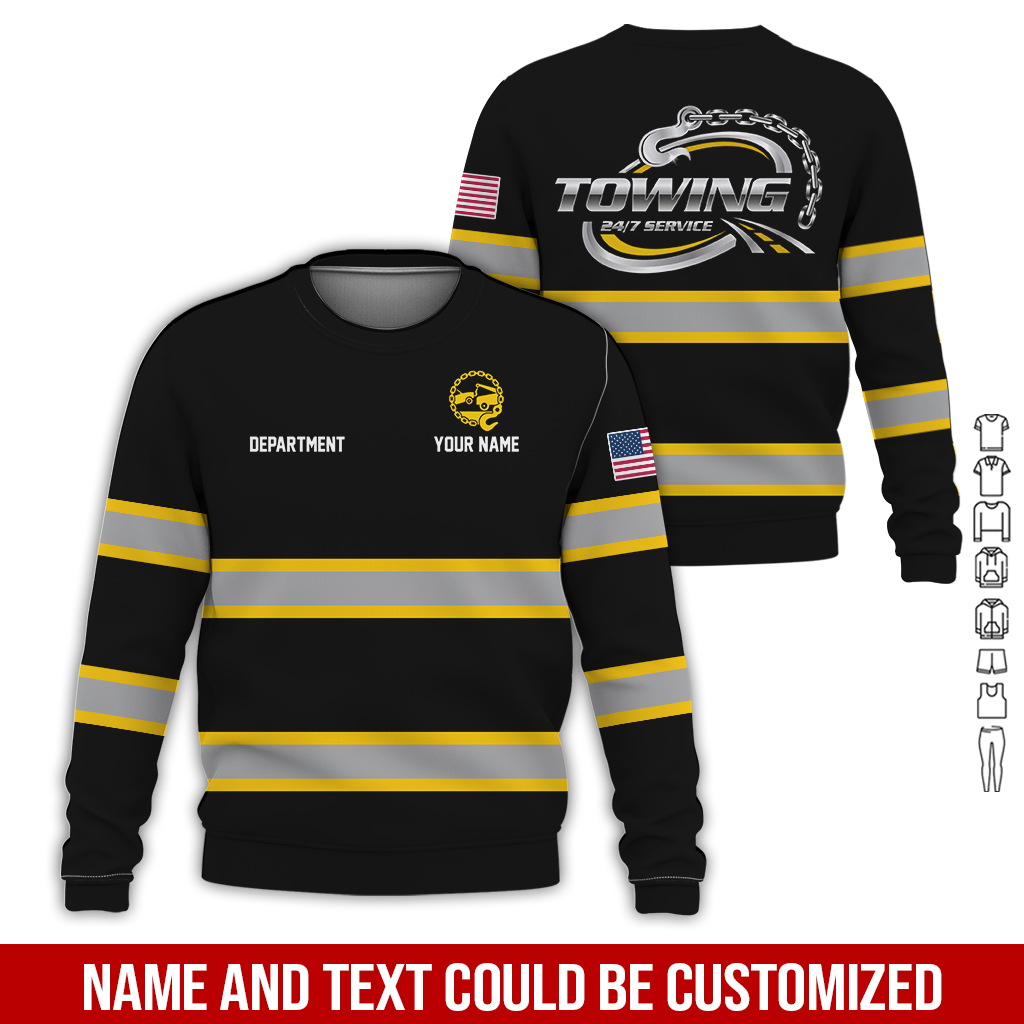 6066990-personalized-name-tow-truck-3d-all-over-printed-clothes-gl100-22.jpg Custom Tow Truck 3D Hoodie - photo 22
