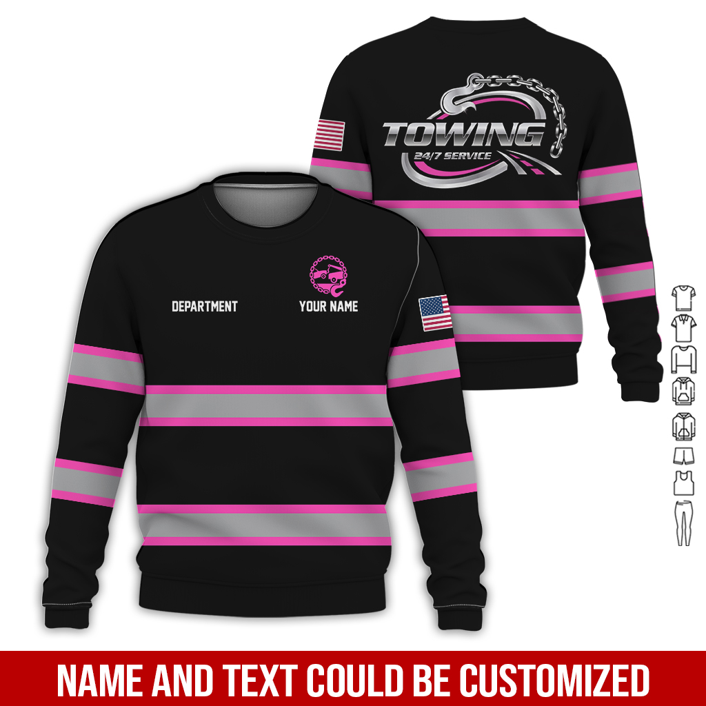 6066990-personalized-name-tow-truck-3d-all-over-printed-clothes-gl100-58.jpg Custom Tow Truck 3D Hoodie - photo 58