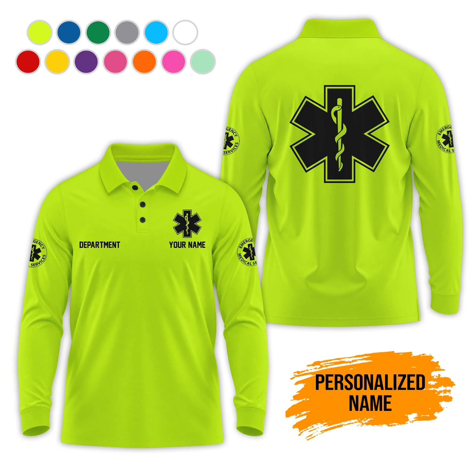 Personalized Name EMS 3D Clothing DA758
