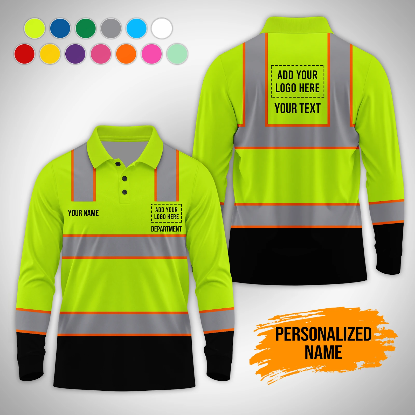 Personalized Name Workwear 3D All Over Printed Clothes PM251