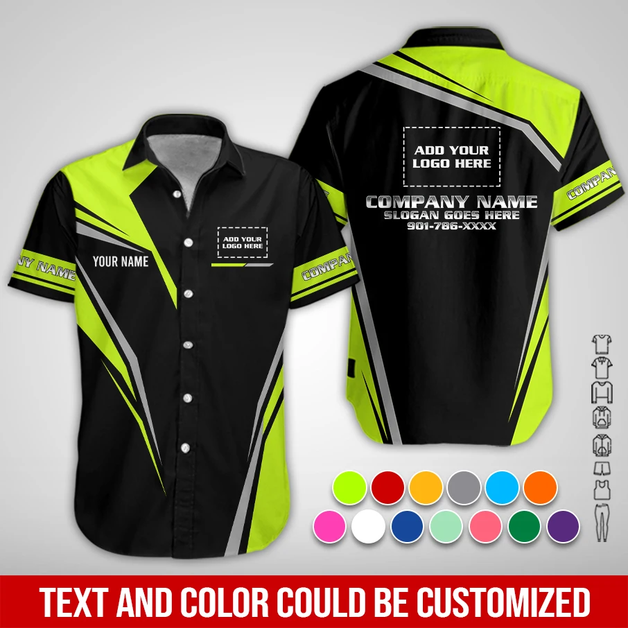 Personalized Name And Color Electrical Uniform All Over Printed Clothes PM253