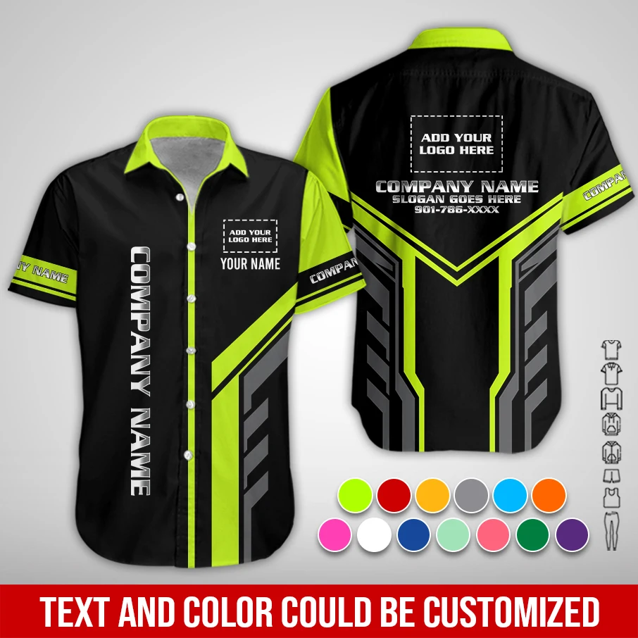 Personalized Name And Color Electrical Uniform All Over Printed Clothes PL219