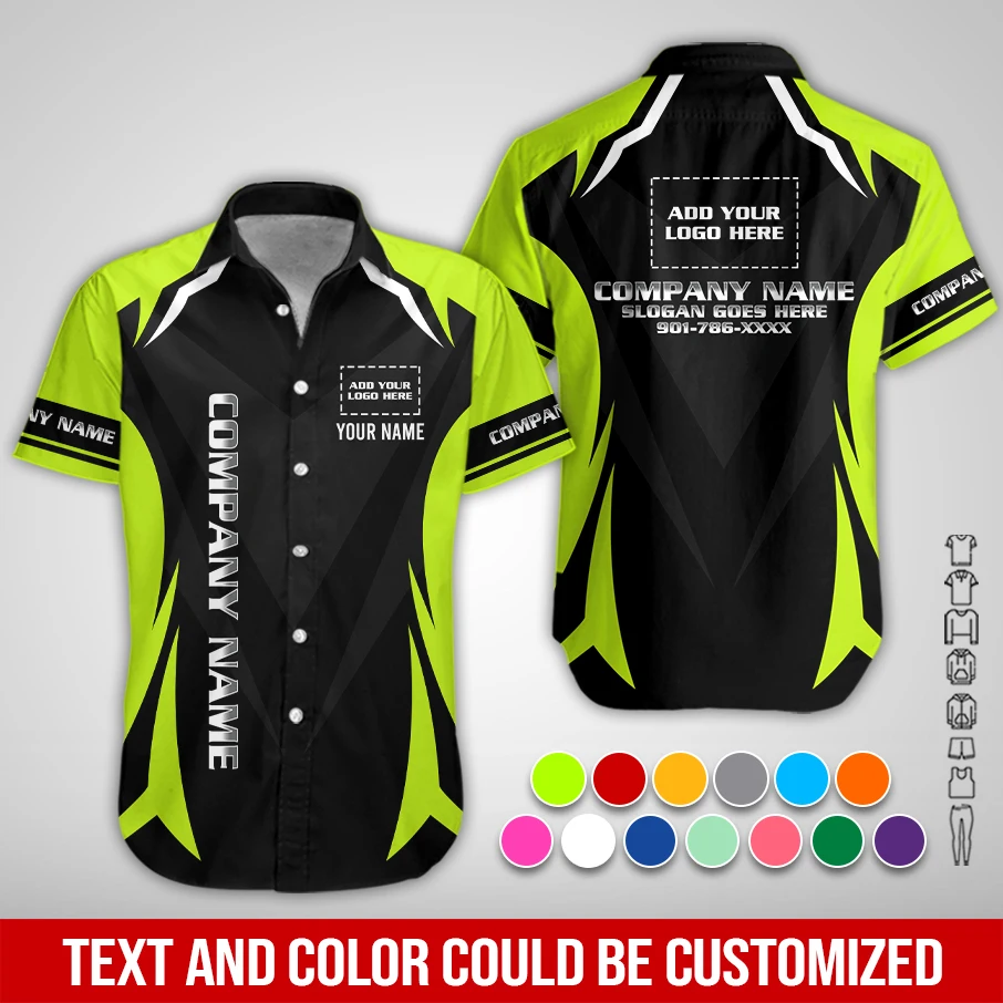 Personalized Name And Color Electrical Uniform All Over Printed Clothes PM282