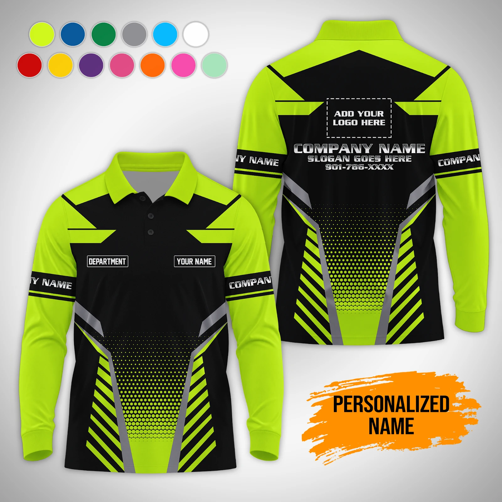 Personalized Name Custom Work Shirt for Mechanics, Electricians & HVAC 3D Waffle Sweatshirts PM288