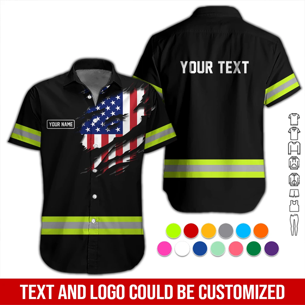 Personalized Name Custom Trucking All Over Printed Clothes DA799