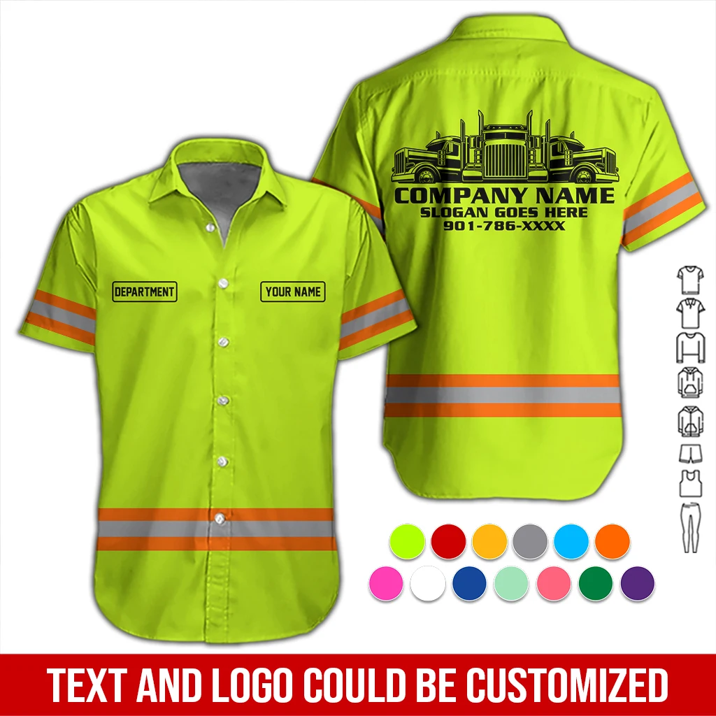 Personalized Name Custom Trucking All Over Printed Clothes DA805