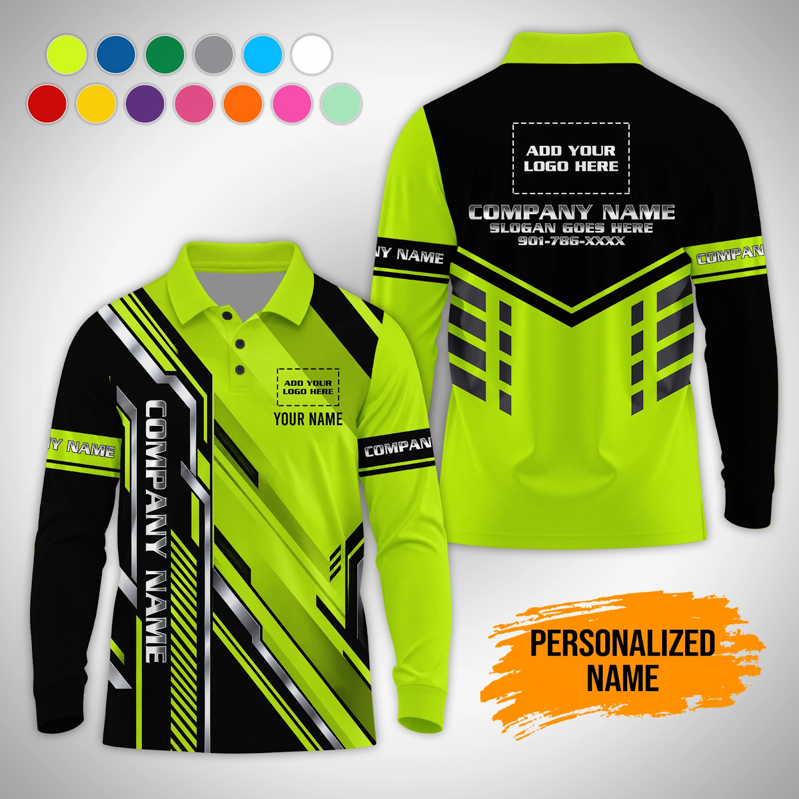 Personalized Name Custom Work Shirt for Mechanics, Electricians & HVAC 3D Waffle Sweatshirts PM295